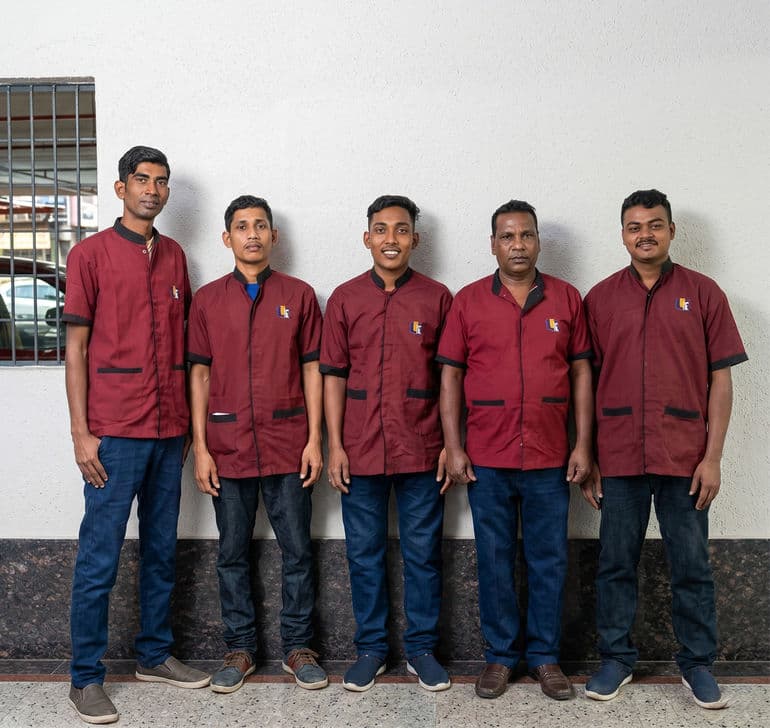 Trained workforce team